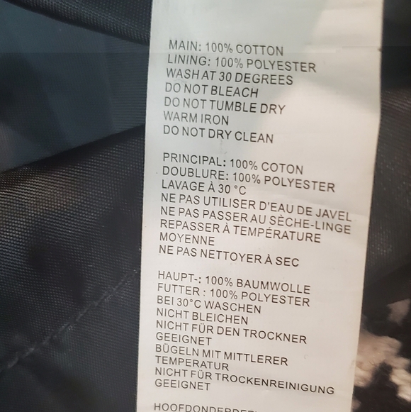 🦋 Boohoo Dogtooth Heavy Weight Mini Skirt - Picture 6 of 8